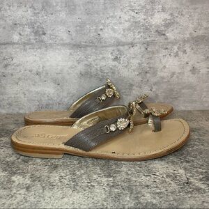 Capri Leather Sandals Womens sz 36 (5)